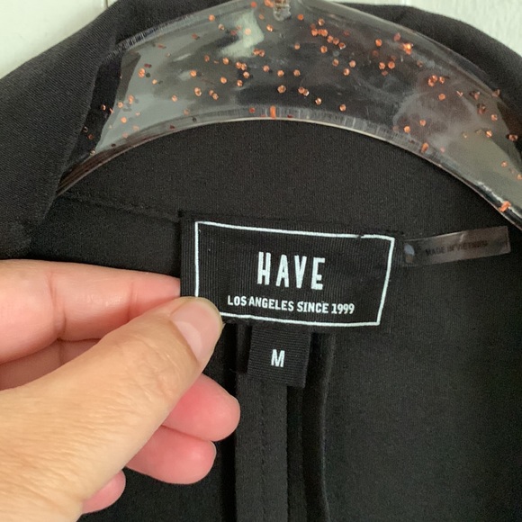 Have Los Angeles black blazer jacket size M - Picture 3 of 4